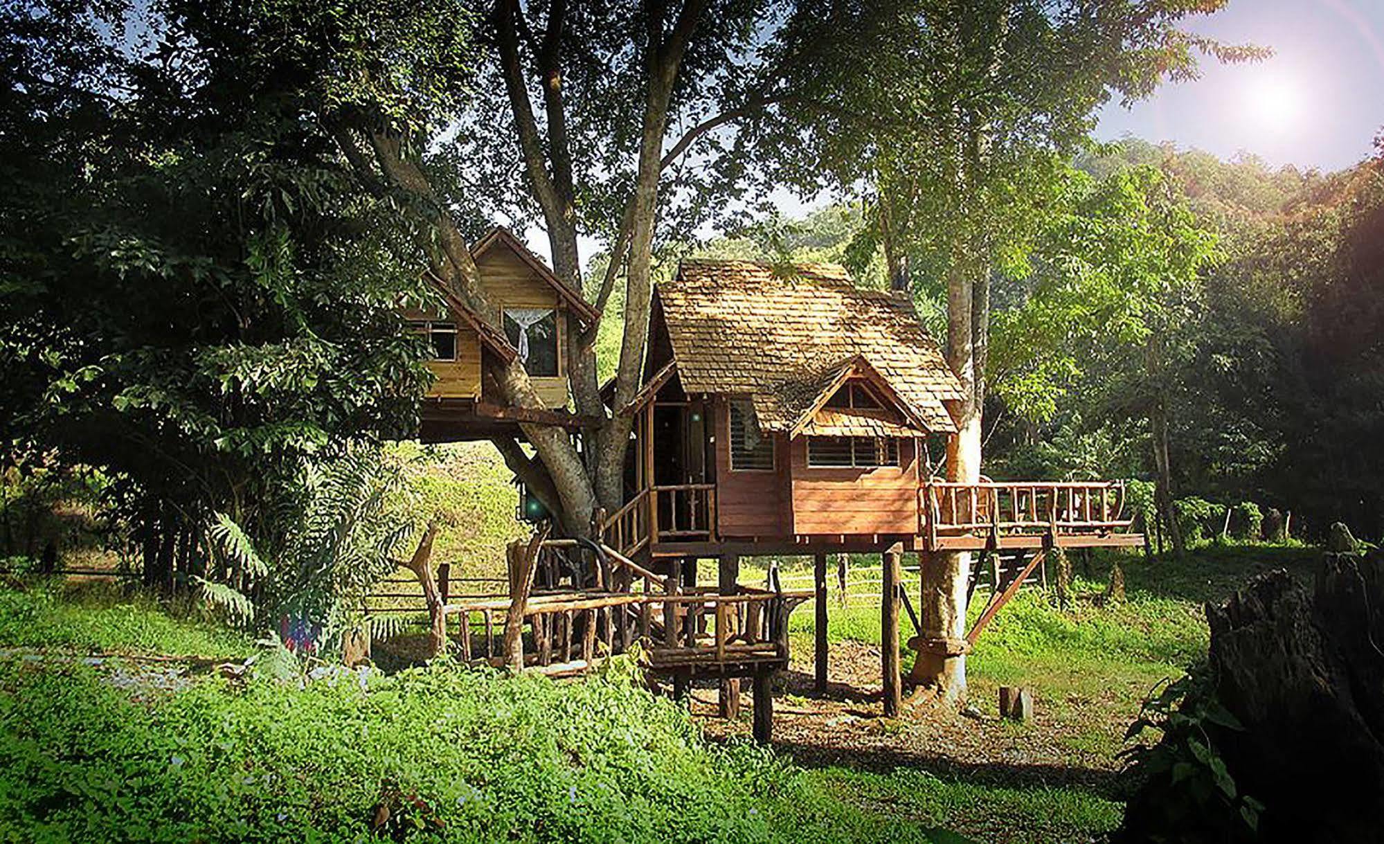 Rabeang Pasak Treehouse Resort Chiang Mai Exterior foto